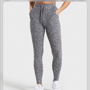ISO Gymshark Slounge Leggings (Black Marl)